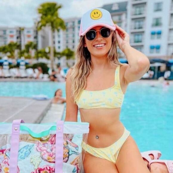 Stoney Clover Lane from Target Palm Trees Bralette Bikini Top - Picture 2 of 12